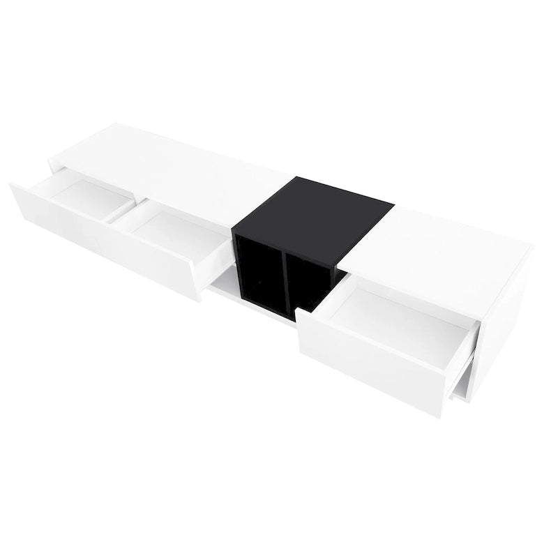 TV-Board 74 mit Stauraum & Fach für Fernseher bis 80 Zoll