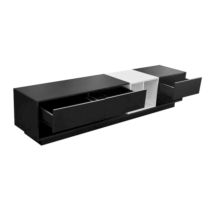 TV-Board 74 mit Stauraum & Fach für Fernseher bis 80 Zoll