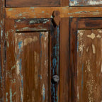 Brown Wood Handmade Cabinet with Rustic Finish