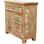 Brown Wood Handmade Cabinet with Rustic Finish