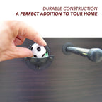 54-inch Dark Walnut Foosball Table with Adjustable Levelers