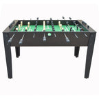 54-inch Dark Walnut Foosball Table with Adjustable Levelers