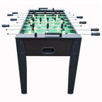 54-inch Dark Walnut Foosball Table with Adjustable Levelers