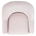 Poltrona in velluto con gambe in metallo dorato - 74,9 L x 78 P x 83,6 A cm - 76,2 L x 78,7 P x 83,8 A cm