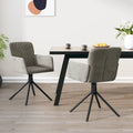 Swivel Dining Chairs 2 Pcs Modern Accent Upholstered Side Chair Velvet - 20.3 x 23.2 x 32.9