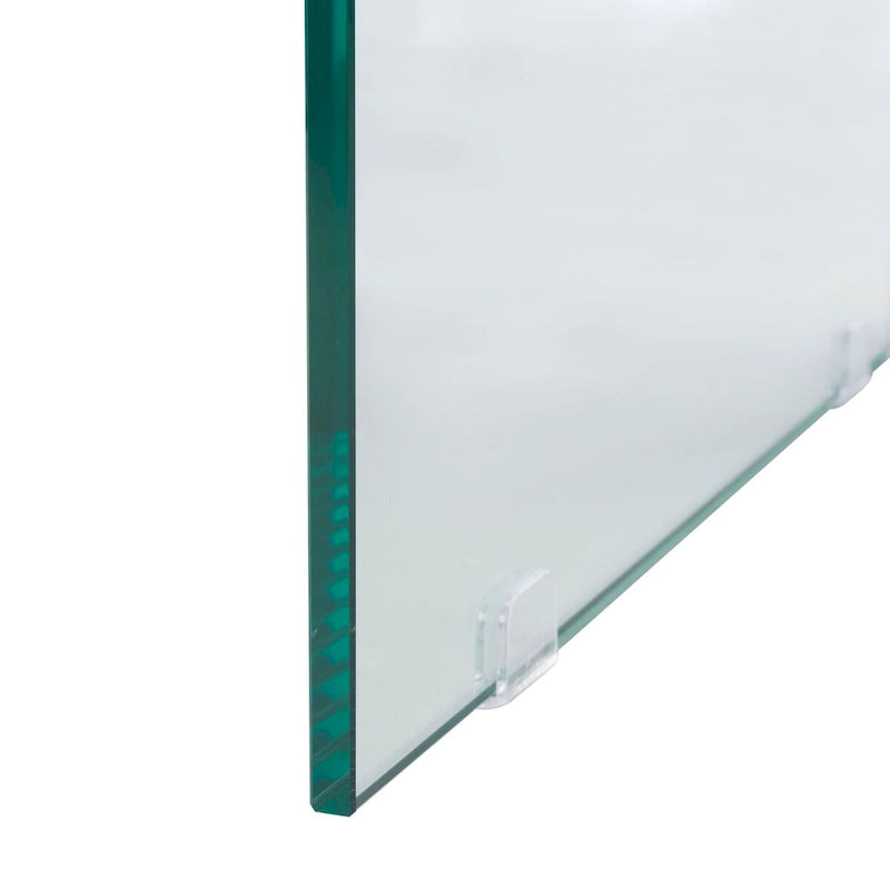 SAFAVIEH Pluma Couchtisch mit Glasbeinen, rechteckig – 110 cm B x 60 cm T x 40 cm H – 110 cm B x 61 cm T x 41 cm H