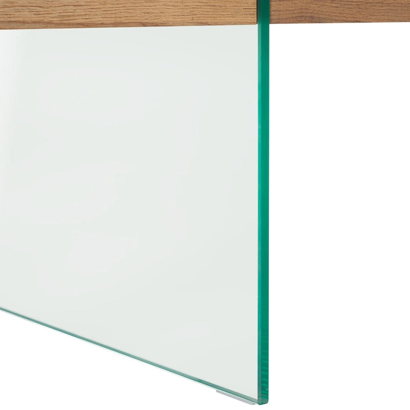 SAFAVIEH Pluma Couchtisch mit Glasbeinen, rechteckig – 110 cm B x 60 cm T x 40 cm H – 110 cm B x 61 cm T x 41 cm H