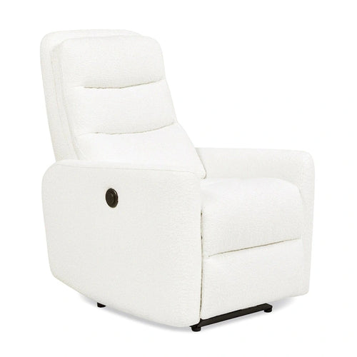 35.5 Boucle Upholstered High-Back Power Recliner Motion Chair