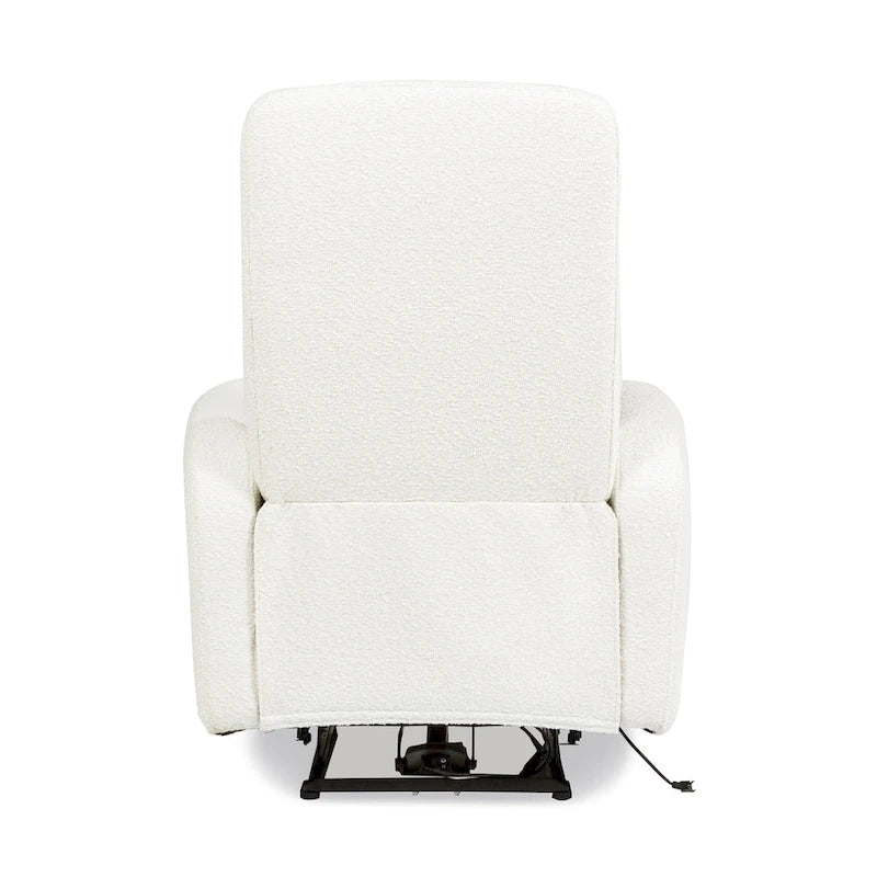 35.5 Boucle Upholstered High-Back Power Recliner Motion Chair