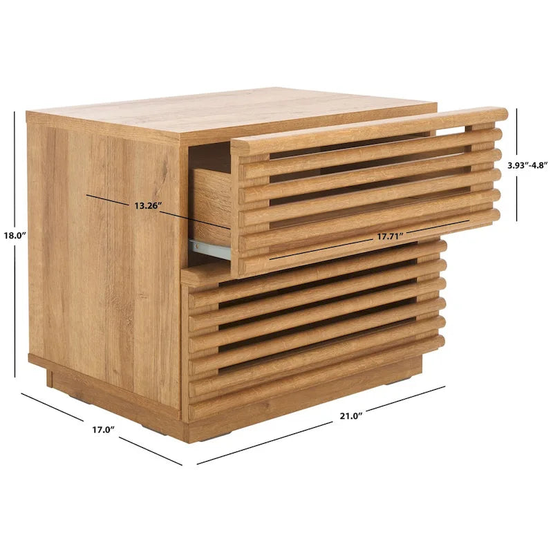2 Drawer Nightstand